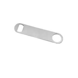 Flat bottle opener