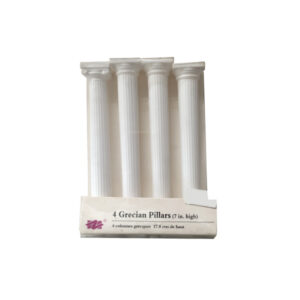 7 inch high 4 grecian pillars