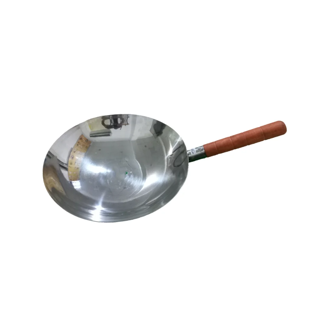 stainless-steel-wok-pan-17-360103-1 Stainless Steel Wok Pan – 17"