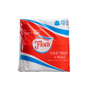 Flora Toilet Tissue – 4 Rolls