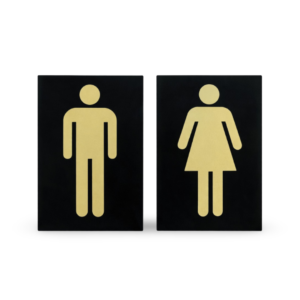 Toilet Sign (1 Pcs) – 6"×4"