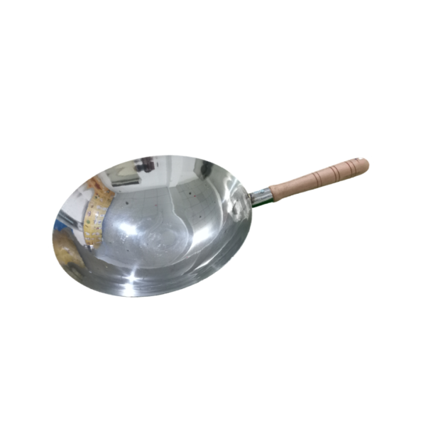 Stainless Steel Wok Pan - 20"