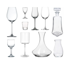 WINE GLASS & DECANTER