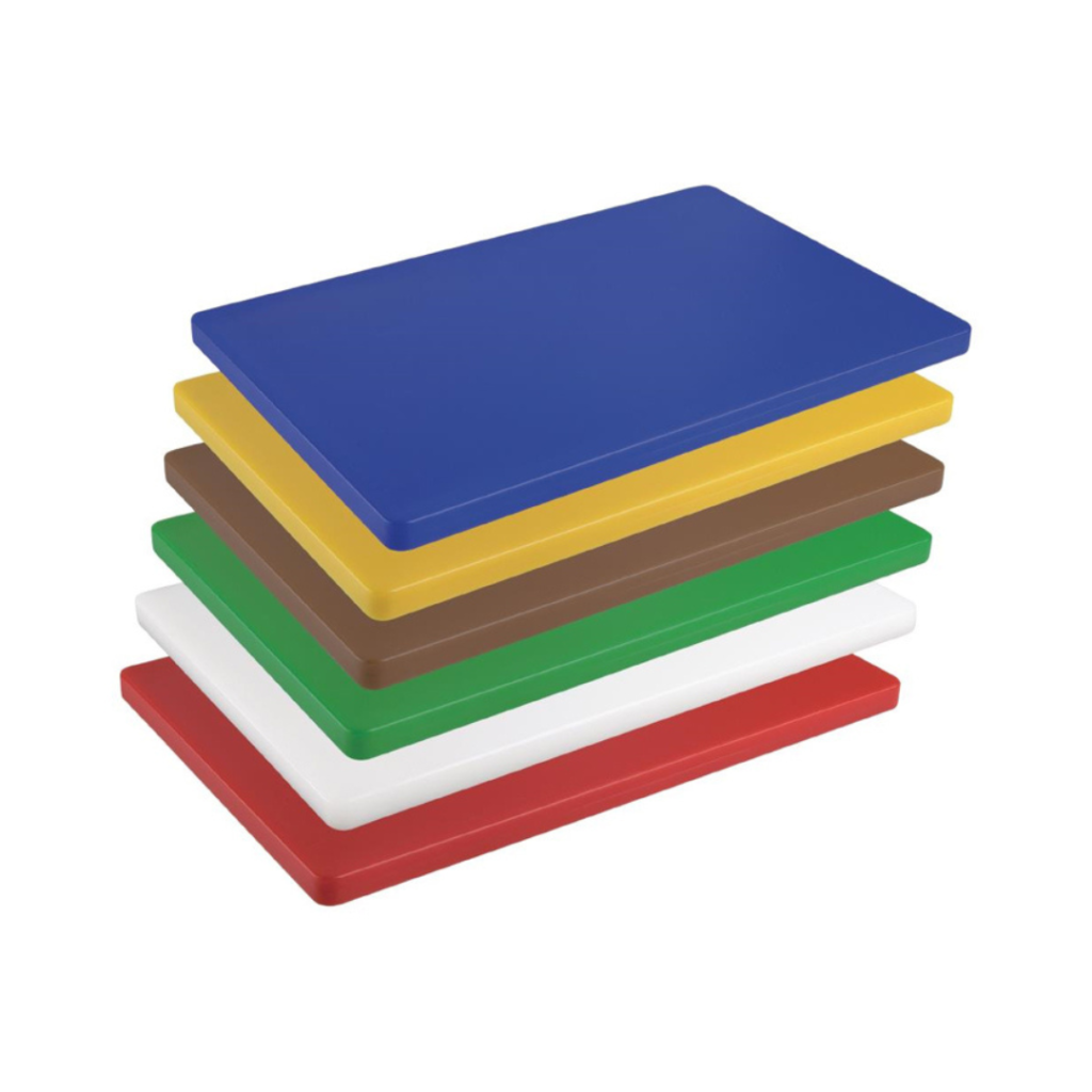 colour-coded cutting board