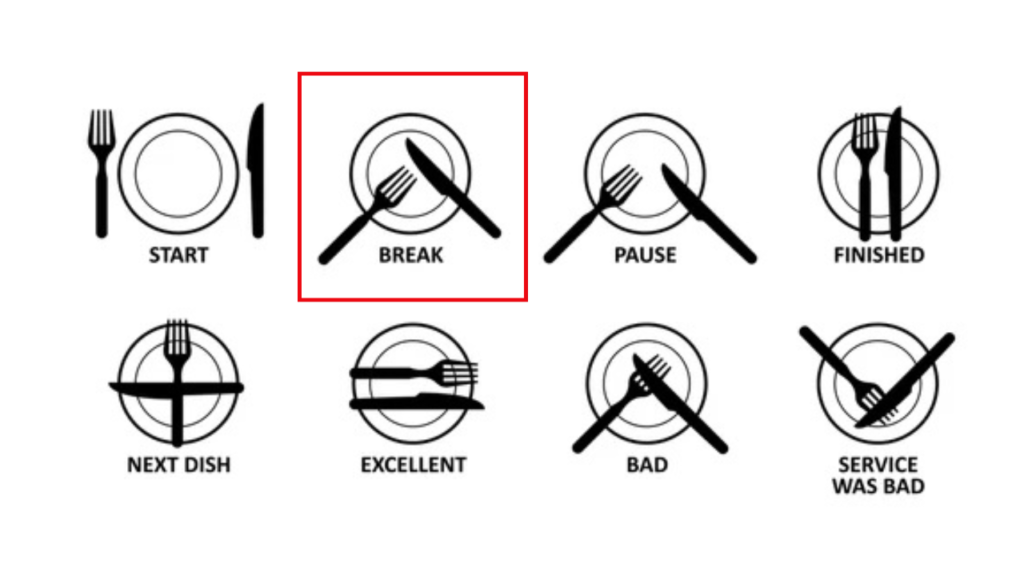 Cutlery - BREAK: Taking a Short Pause