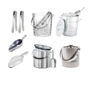 ICE BUCKETS & TONGS