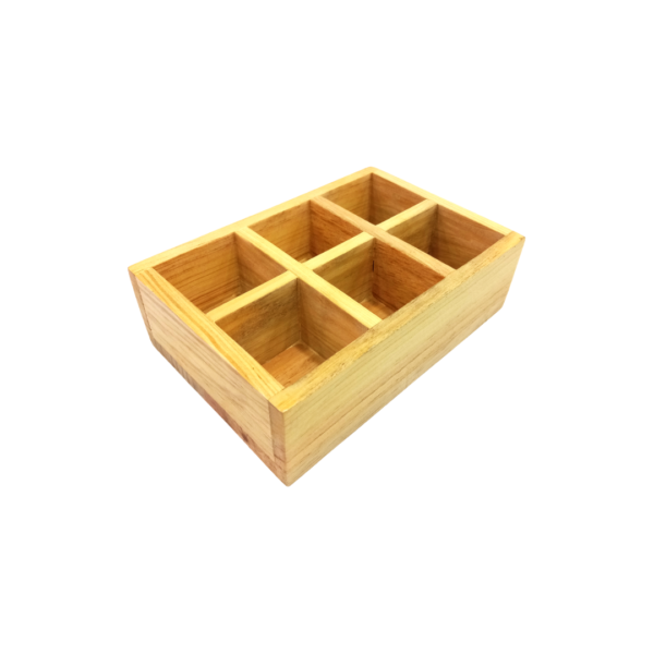 Wooden Sachet Holder - 6 Compartments