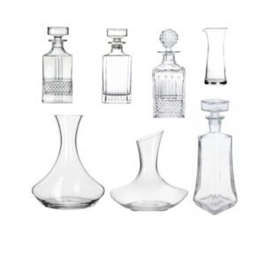 GLASS DECANTERS